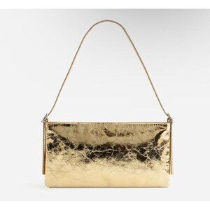 Madewell Metallic Gold Shoulder Bag